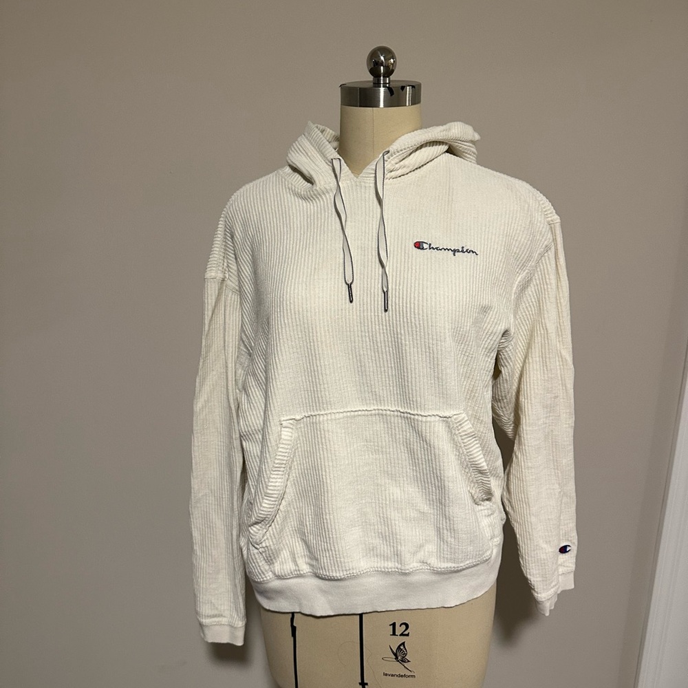 Champion Women's Cream Hoodie